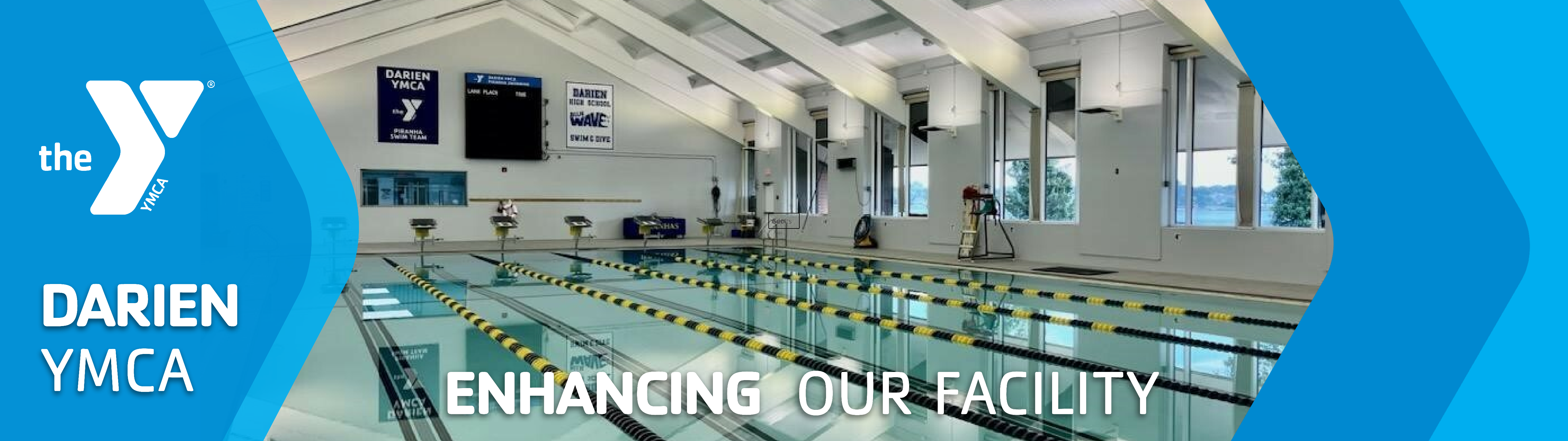 Darien YMCA Pool Enhanced to better your swimming experience.